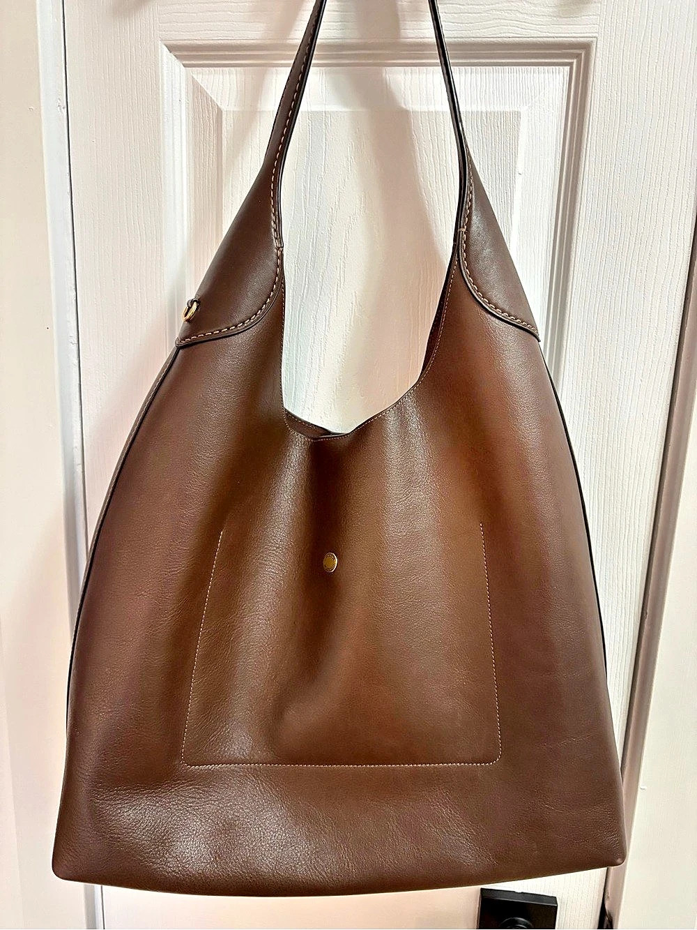 Coach Brooklyn Shoulder Bag 39 Leather Shoulder Bag in Brown Like New - Picture 2 of 5